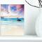 Designart - Exotic Seashore Sunset Over Blue Sea - Extra Large Seascape Art Canvas